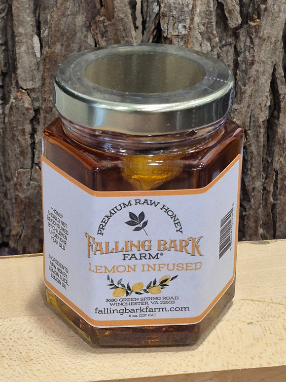 Lemon Infused Premium Raw Honey