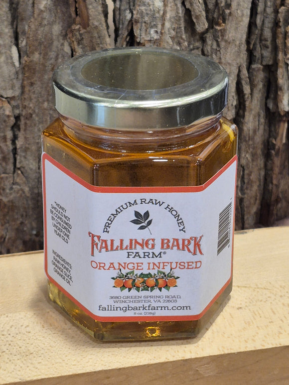 Orange Infused Premium Raw Honey