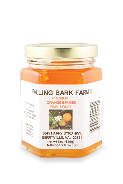 Orange Infused Premium Raw Honey